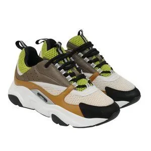 Dior Men\'s Brown and Yellow Sneakers Dior x Denim Tears Men main image 2